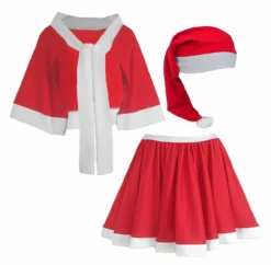 Adults Miss Christmas Shawl Skirt & Hat Xmas Festive Fancy Dress Costume [2 Sizes] -Halloween Cosplay 8c9b3c55 8845 4694 9d65 2672f5334326 28789.1665065698