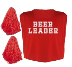 Mens Stag Night Beer Leader Crop Top & Poms Belly Top Cheer Leader Fancy Dress -Halloween Cosplay 98b2f866 1c04 4e62 bd30 e372e17341a0 32259.1651049990