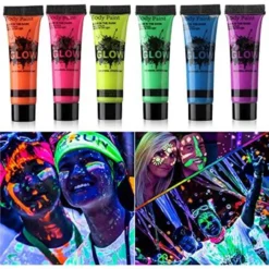 Paint Glow Neon UV Face & Body Paint FX Makeup