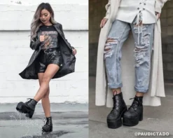 Distressed Ankle Nosebleed Boot 15 Distressed Ankle Nosebleed Boot -Halloween Cosplay A8663L LF 02 500x 518170a2 73a3 4805 8a0d 4a3c9690b6ae