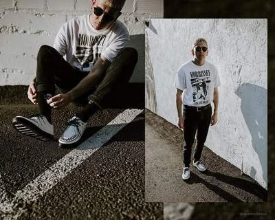 White Leather D-Ring VLK Creeper Sneaker 7 White Leather D-Ring VLK Creeper Sneaker - Image 7