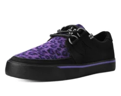 Black & Purple Leopard D-Ring VLK Sneaker -Halloween Cosplay A9690 LEFT OUTSIDE 870x700 e6005741 935b 43fc 9ab0 02a0446e56d9