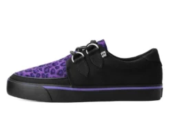 Black & Purple Leopard D-Ring VLK Sneaker -Halloween Cosplay A9690 LEFT PROFILE 870x700 401710fe 8966 4b1a bd55 849054a2edac