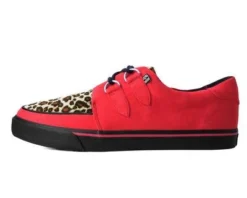 Red Faux Suede Leopard VLK Sneaker Creeper Sneaker (Only M6/W8 Left!) -Halloween Cosplay A9875 LEFT PROFILE 400x ec42c7e0 71a6 495a 97c1 a520e4d4fcc1