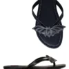 Betty Bat Sandal Matte Black