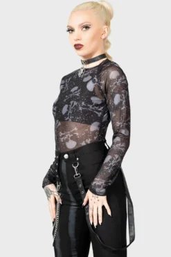 Carousel Skulls Long Sleeve Top -Halloween Cosplay CAROUSEL LONG SLEEVE TOP W C x1600 75cd050a 44fd 4c4c 8145 f76b74193f2b