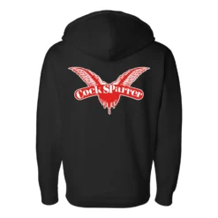 Cock Sparrer Zip Up Hoodie -Halloween Cosplay CockSparrerWingsHoodieBack 2000x fa4b6cae 95a1 4d87 bc57 44d83b82b042