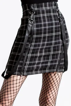 Daze Of Our Lives Mini Skirt Ash Gray Plaid -Halloween Cosplay DAZE OF OUR LIVES MINI SKIRT ASH TARTAN B x1600 1