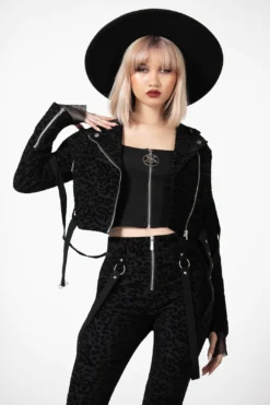 Black Leopard Biker Jacket -Halloween Cosplay DEMON CLAW BIKER JACKET W F x1600 d91da782 1dfb 485d ac8b fa84eee468ce