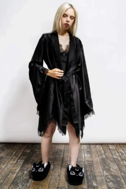 Devil's Lullaby Satin Robe