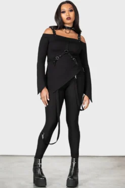 Drakor Black Stretch Pants -Halloween Cosplay DRAKOR TROUSERS W D x1600 18e73eb0 e4d2 4528 bac0 f41142aea716