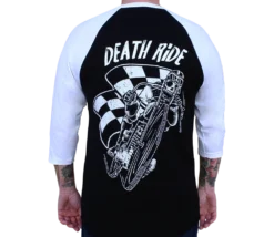 Death Ride Mens Baseball Shirt