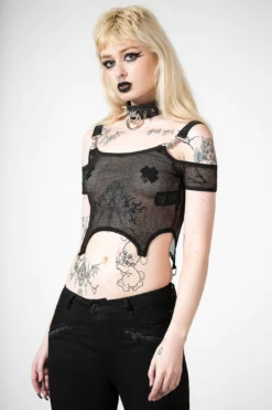 Hurricane Fishnet Crop Top -Halloween Cosplay HURRICANE FISHNET TOP W D x1600 94449339 1e8c 411a 8da0 c085950caeef