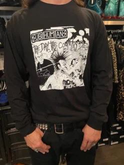 Subhumans Day The Country Died Long Sleeve Shirt