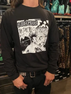Subhumans Day The Country Died Long Sleeve Shirt -Halloween Cosplay IMG 6172
