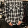 Black & White Mens Flannel