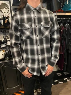 Black & White Mens Flannel