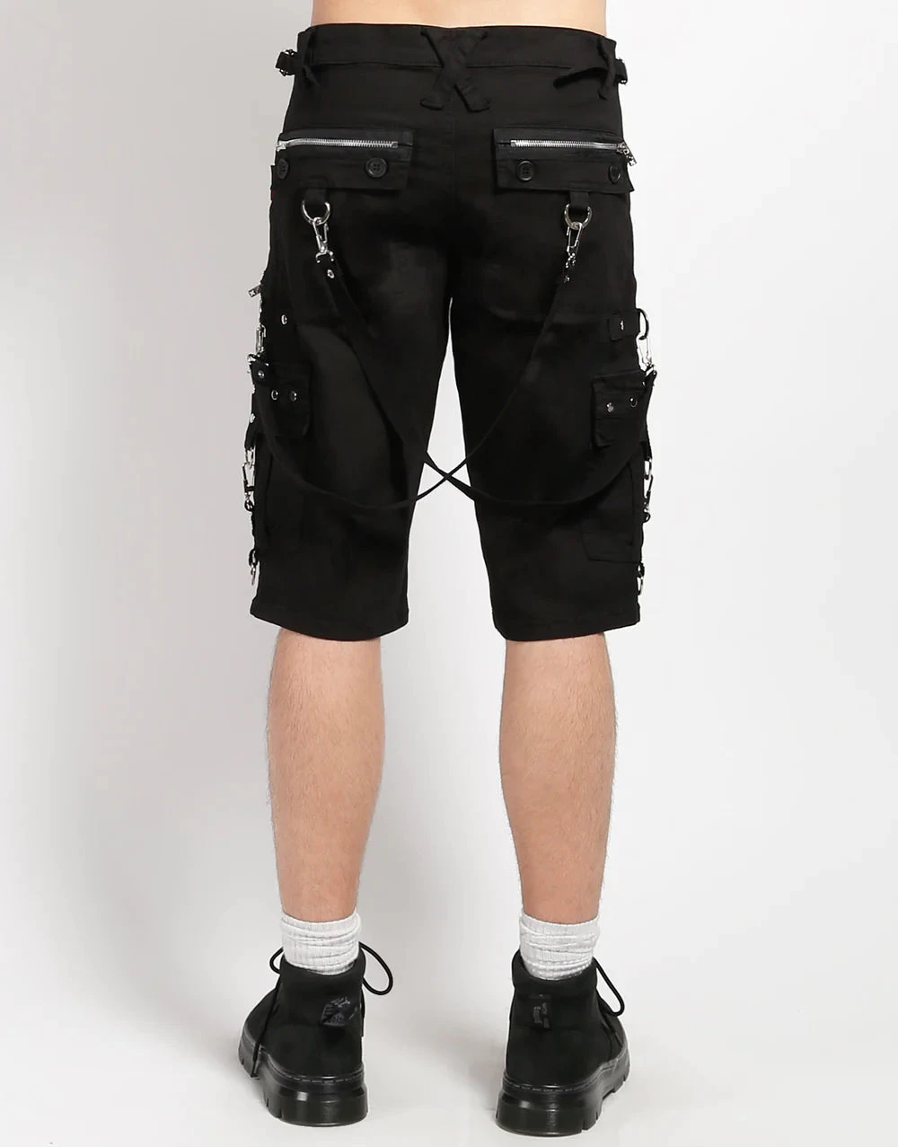 Black Cargo Bondage Shorts 7 Black Cargo Bondage Shorts - Image 7