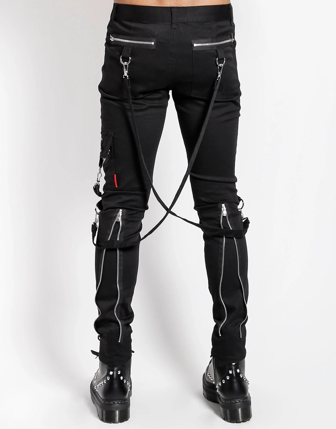 Classic Slim Black Bondage Pants 7 Classic Slim Black Bondage Pants - Image 7