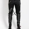 Classic Slim Black Bondage Pants