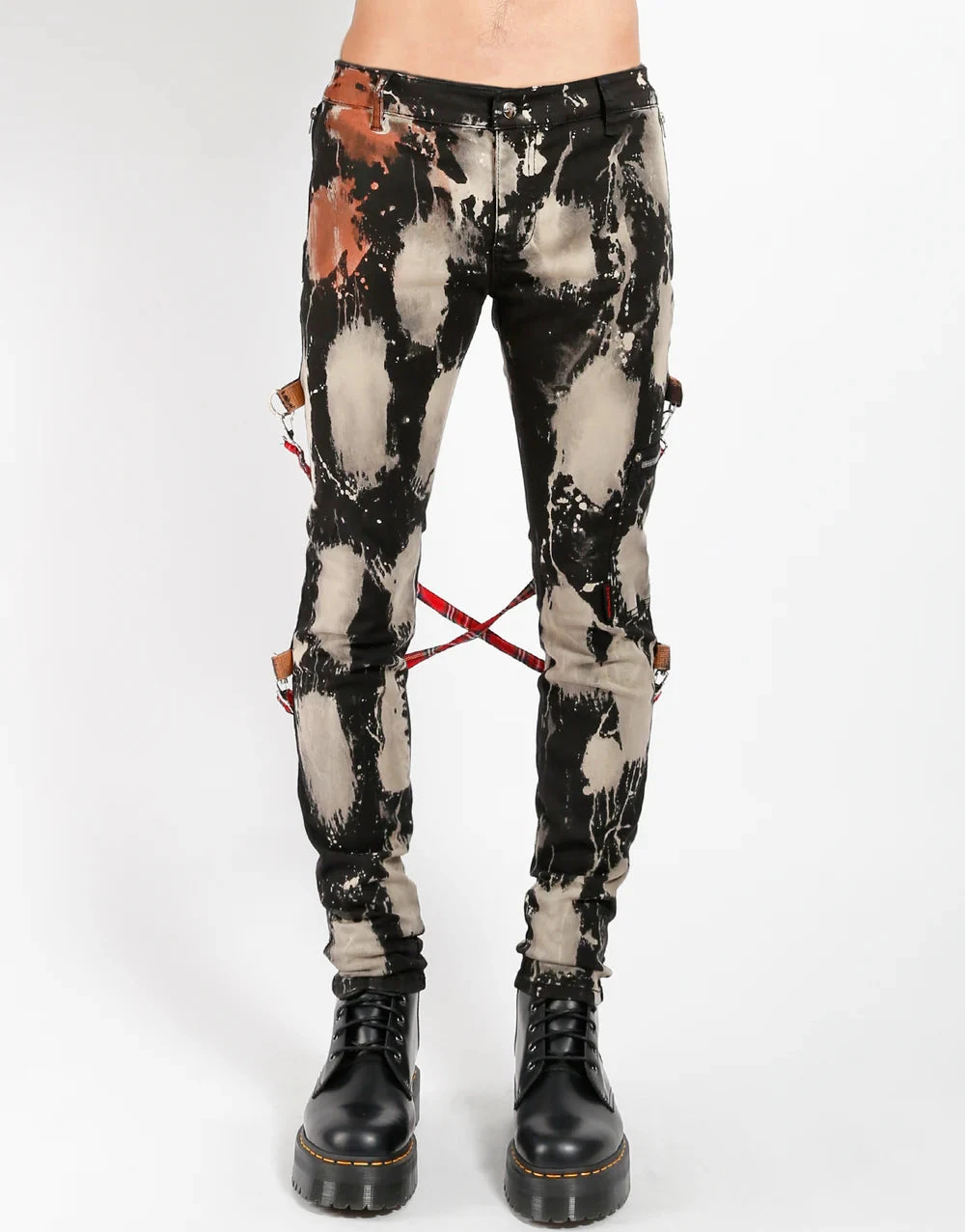 Street Chaos Black & Bleach Pants 1 Street Chaos Black & Bleach Pants