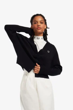 Fred Perry V-Neck Cardigan Sweater -Halloween Cosplay K4121 350 1