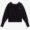 Fred Perry V-Neck Cardigan Sweater