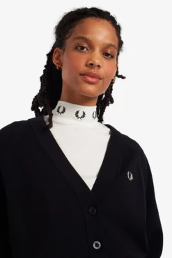 Fred Perry V-Neck Cardigan Sweater -Halloween Cosplay K4121 350 5