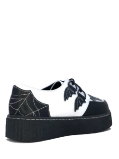 Black & White Webbed Krypt Creeper -Halloween Cosplay KryptWebWhiteBack