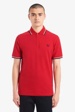 Fred Perry Polo Salsa / White / Blue -Halloween Cosplay M12 L18 1