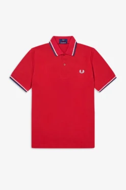 Fred Perry Polo Salsa / White / Blue -Halloween Cosplay M12 L18 3