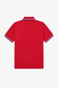 Fred Perry Polo Salsa / White / Blue -Halloween Cosplay M12 L18 4