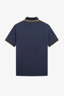 Fred Perry Polo Navy Blue / Golden Hour -Halloween Cosplay M12 Q32 4