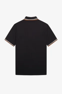 Fred Perry Polo Black / Ecru / Nut Flake -Halloween Cosplay M12 Q42 4