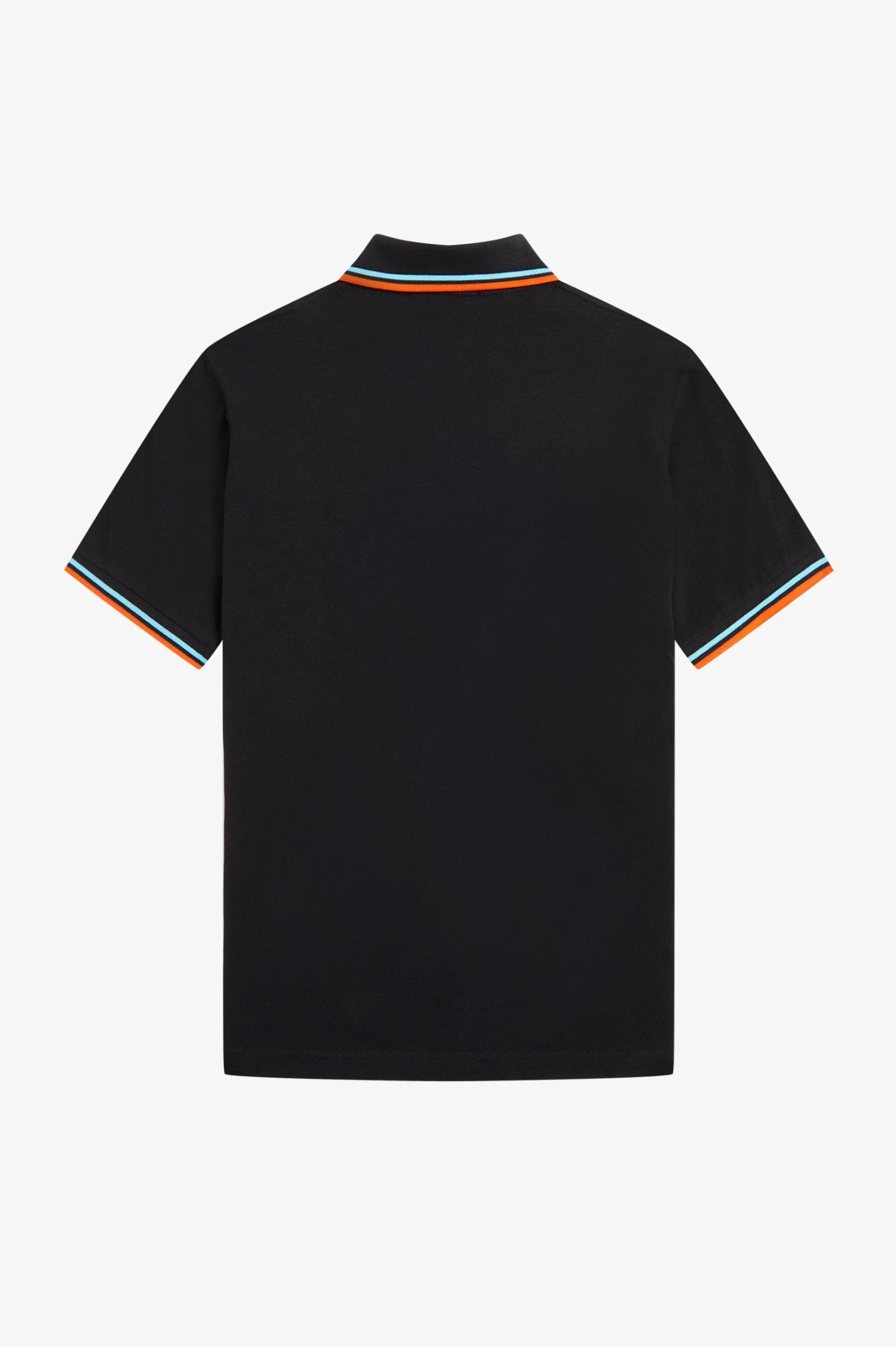 Fred Perry Polo Black / Sky / Orange 2 Fred Perry Polo Black / Sky / Orange - Image 2
