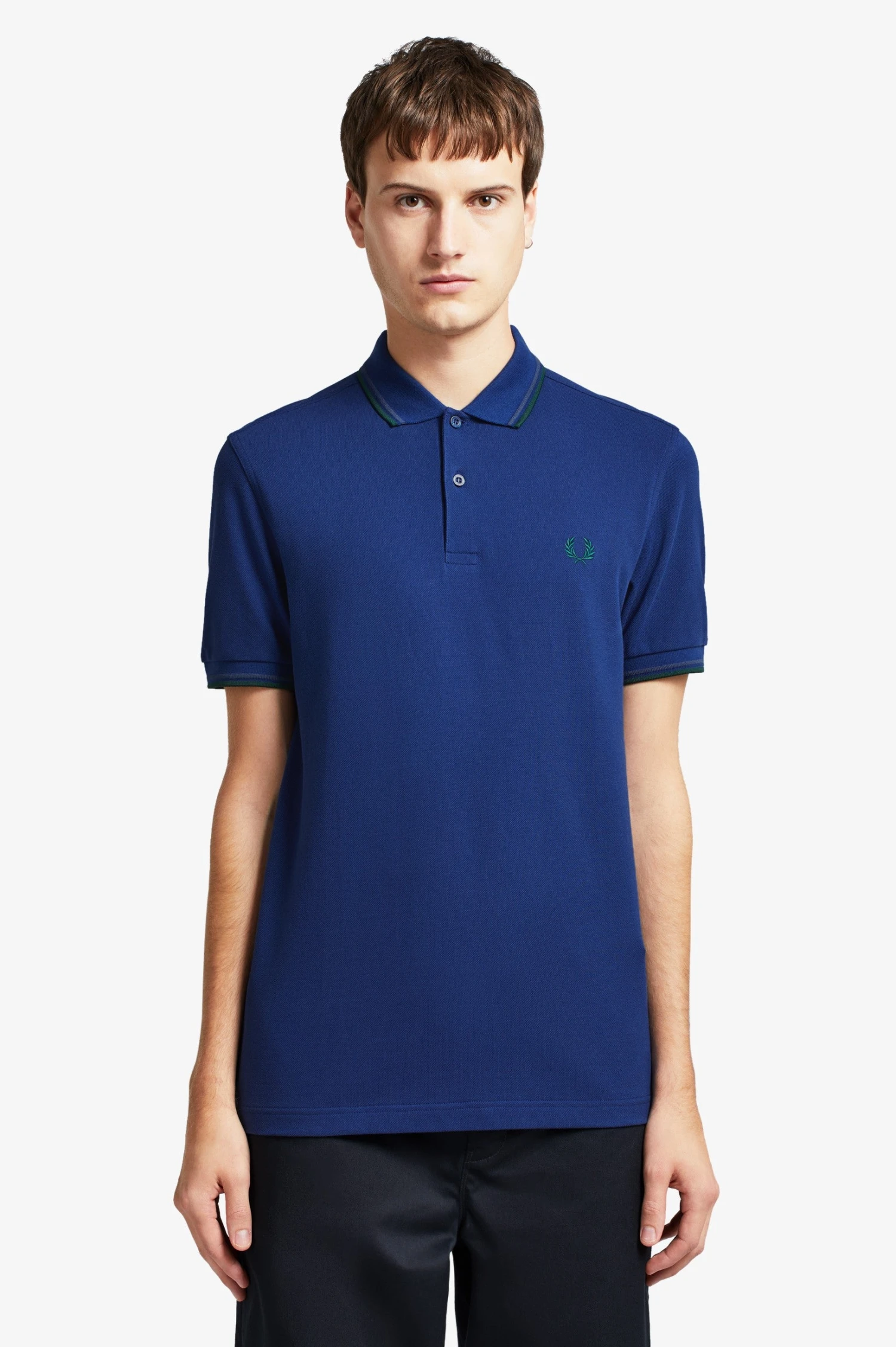 Fred Perry Polo Medieval Blue / Midnight Blue / Ivy 5 Fred Perry Polo Medieval Blue / Midnight Blue / Ivy - Image 5