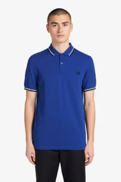 Fred Perry Polo Cobalt / Snow White / Black 9 Fred Perry Polo Cobalt / Snow White / Black -Halloween Cosplay M3600 K86 1