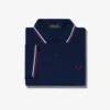 Fred Perry Polo Carbon Blue / Brighton Blue / Aubergine