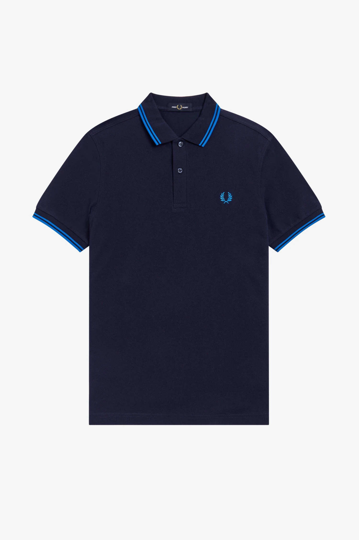 Fred Perry Polo Dark Carbon / Blue 3 Fred Perry Polo Dark Carbon / Blue - Image 3