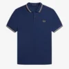 Fred Perry Polo French Navy / Ecru / Warm Stone