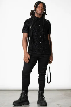 Mad Paw Black Leopard Button Up Shirt 6 Mad Paw Black Leopard Button Up Shirt -Halloween Cosplay MAD PAW LEOPARD PRINT SHIRT M D x1600 acb0c884 e676 40e6 9776 6bbd154cfb85