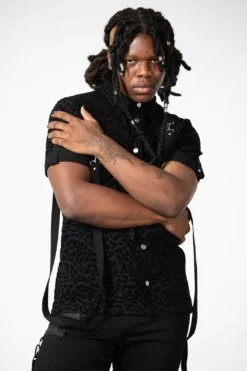 Mad Paw Black Leopard Button Up Shirt 7 Mad Paw Black Leopard Button Up Shirt -Halloween Cosplay MAD PAW LEOPARD PRINT SHIRT M E x1600 8fdc5bd0 349c 44f7 a36b eee12b159c13