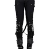 Office Riot Black Bondage Pants
