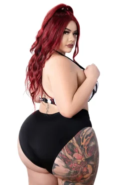 Possession Party Striped Two Piece Bikini (Only SMALL Left!) 8 Possession Party Striped Two Piece Bikini (Only SMALL Left!) -Halloween Cosplay POSSESSION PARTY TWO PIECE PLUS D