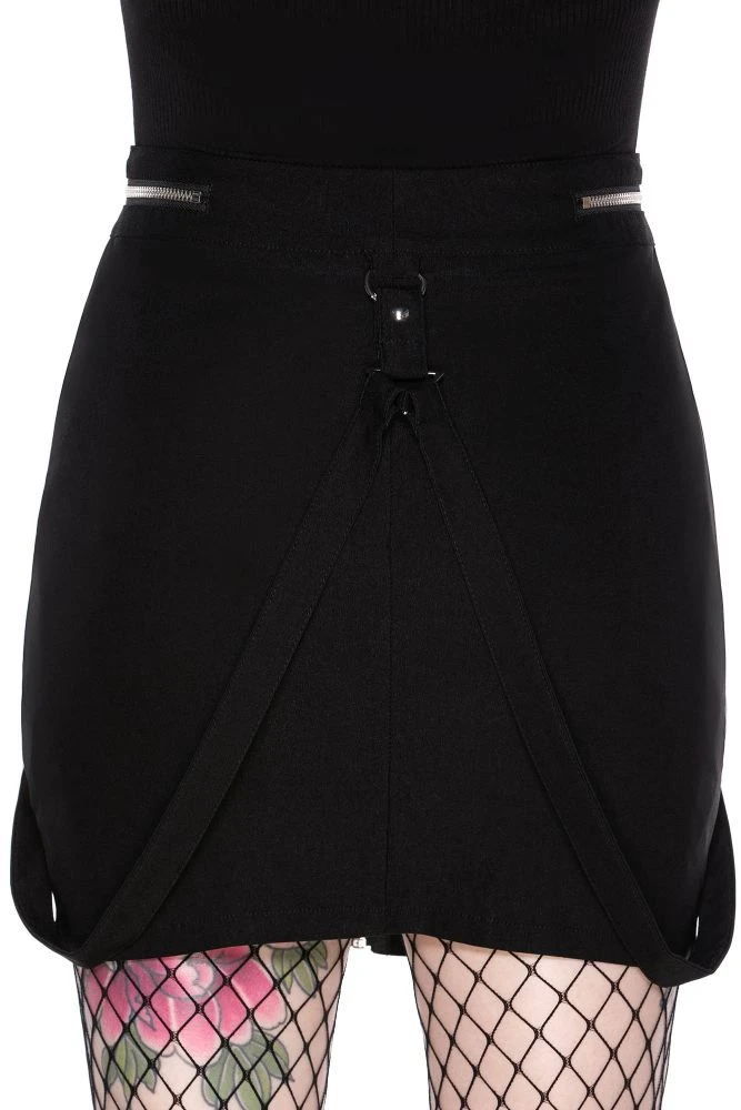 Pretty Kitty Black Mini Skirt 3 Pretty Kitty Black Mini Skirt - Image 3