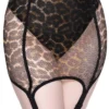 Pussy Power Leopard Fishnet Skirt