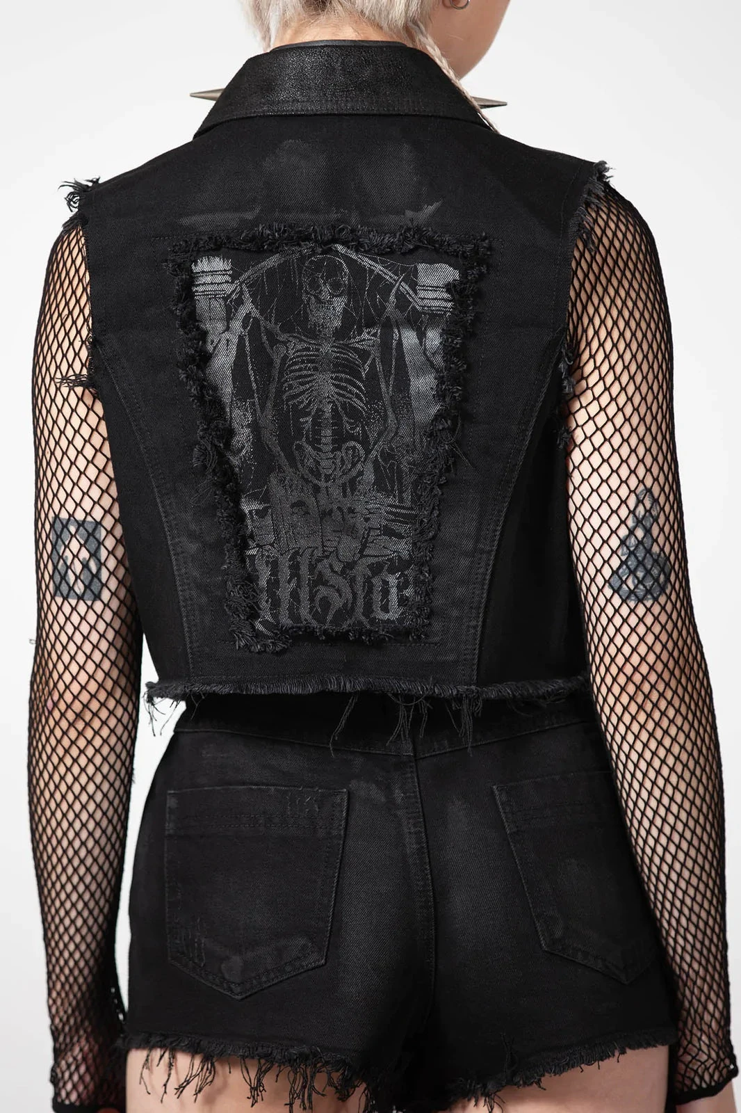 Sanctity Patch Denim Vest 2 Sanctity Patch Denim Vest - Image 2