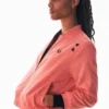 Fred Perry Coral Heart Satin Bomber Jacket - Amy Winehouse LIMITED