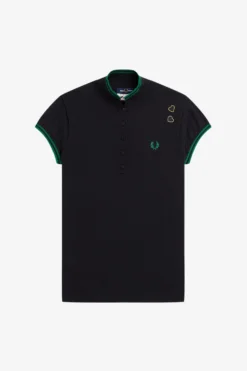 Fred Perry Amy Winehouse Knitted Shirt Black / Green 7 Fred Perry Amy Winehouse Knitted Shirt Black / Green -Halloween Cosplay SK3004 184 2