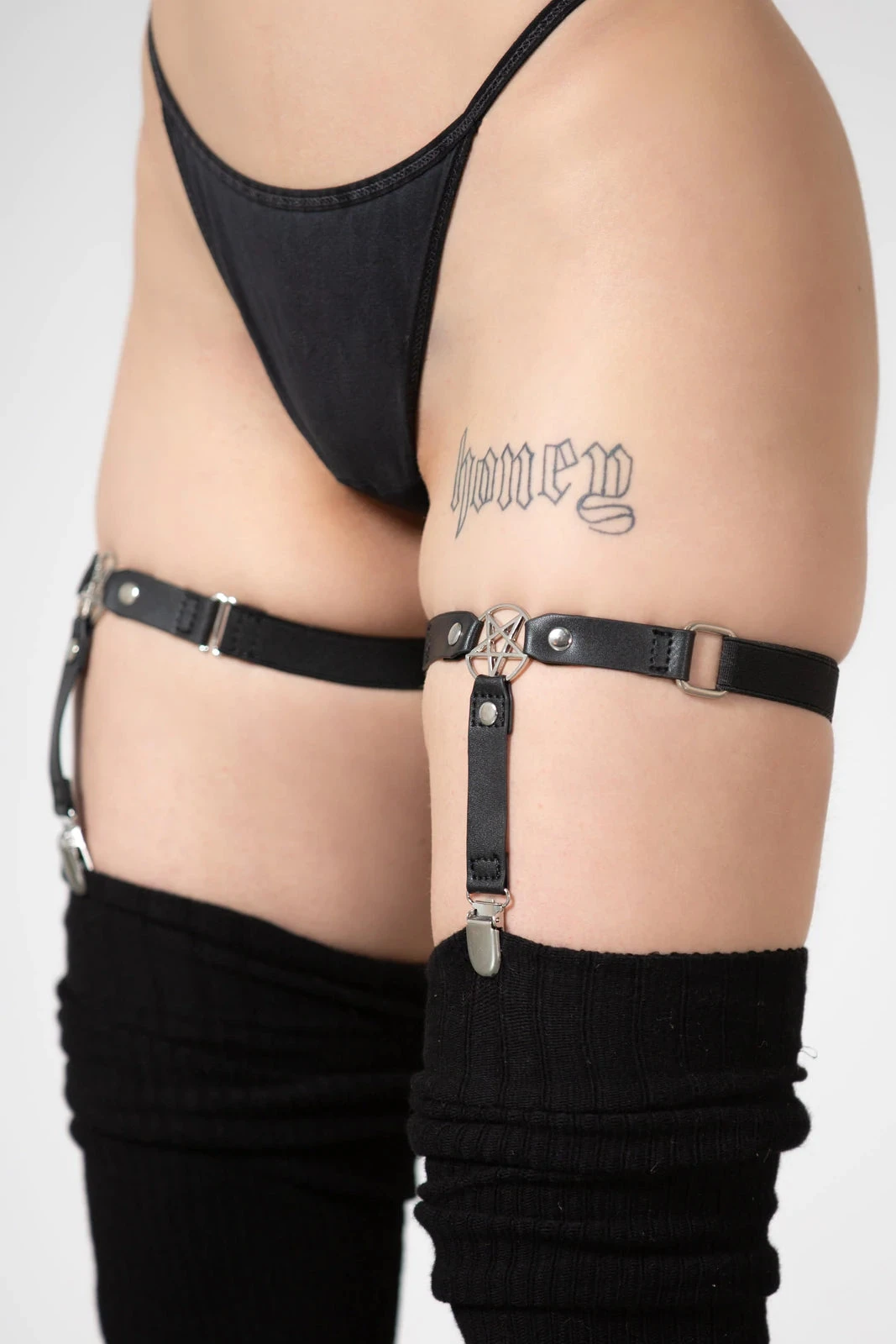 Star Strapped Pentagram Garter 1 Star Strapped Pentagram Garter